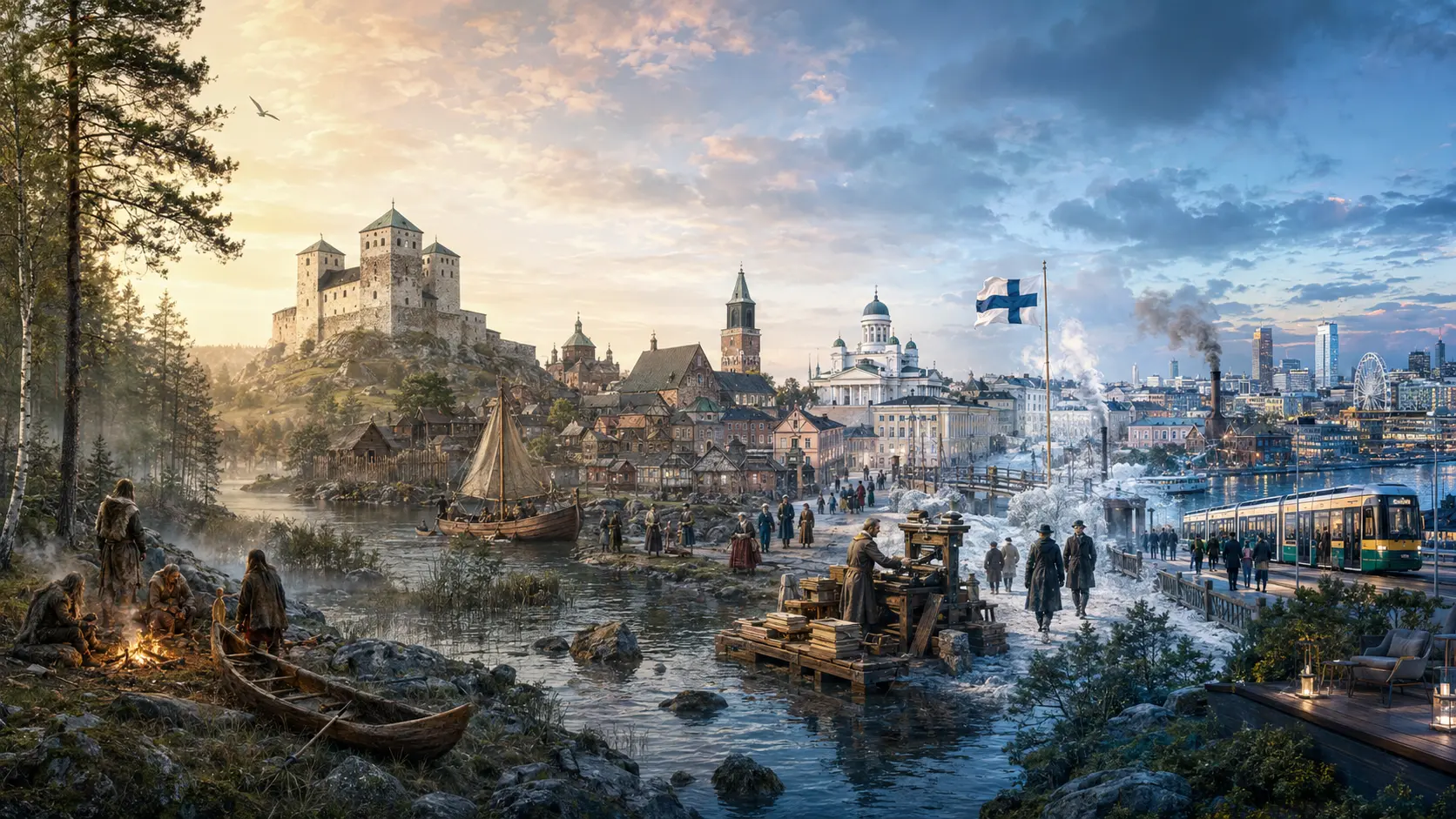 Suomen historia kivikaudesta nykypäivään